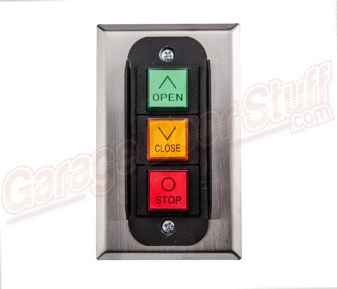 garage door switch that fits in normal electrical box|garage door control switch.